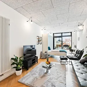 Lit Living - Luxus Loft - Box Spring - Air Con - Bbq - Panorama City Airport Mannheim
